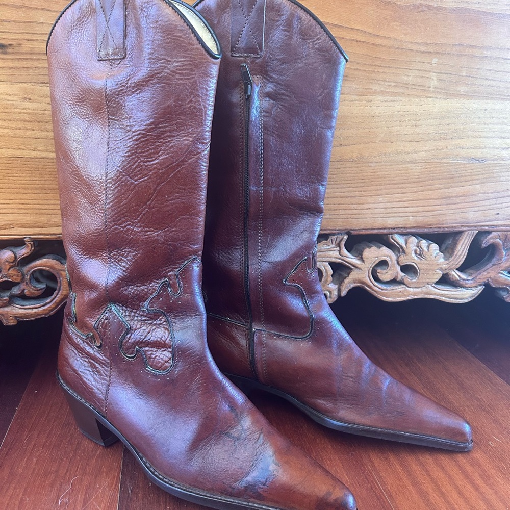 Vintage Bespoke Cowboy Boots